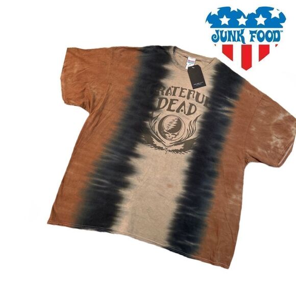 Junk Food Clothing Grateful Dead Tie-Dyed Skull‎ and Wings Tee Shirt - Si… - Picture 2 of 4